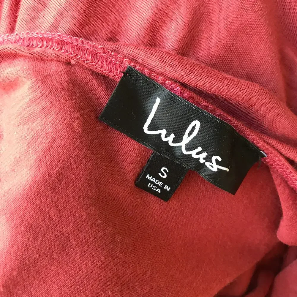 Lulus Upstage Rusty Rose Off The Shoulder Long Sleeve Bodysuit